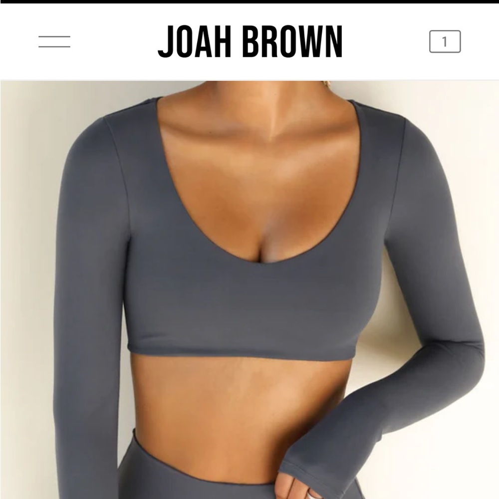 Joah brown crop top